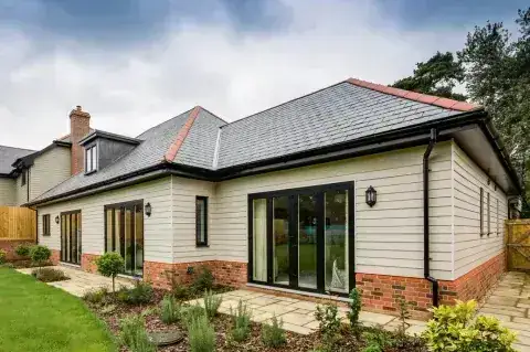 Grey composite decking boards supplied by Tradesupply Windows, Suffolk